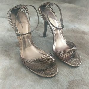 Kelly & Katie Rose Gold Strappy Heels